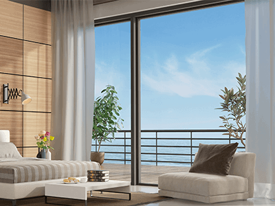 Sliding glass door